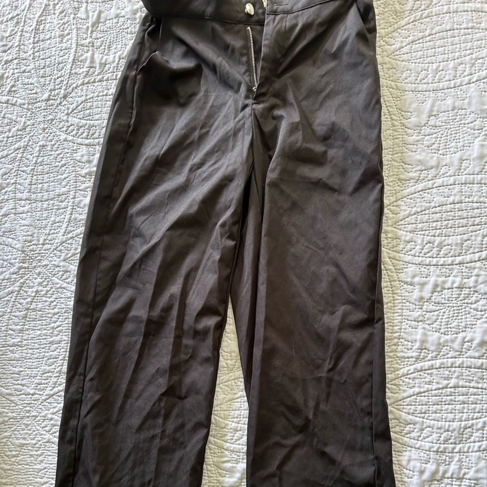 SHEIN Black Trousers Straight Leg